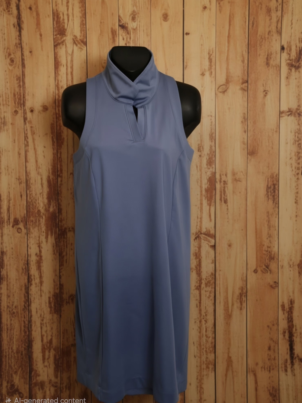 Sincerly Jules Sleeveless Mock Neck Tunic - Dusty Lavender Blue